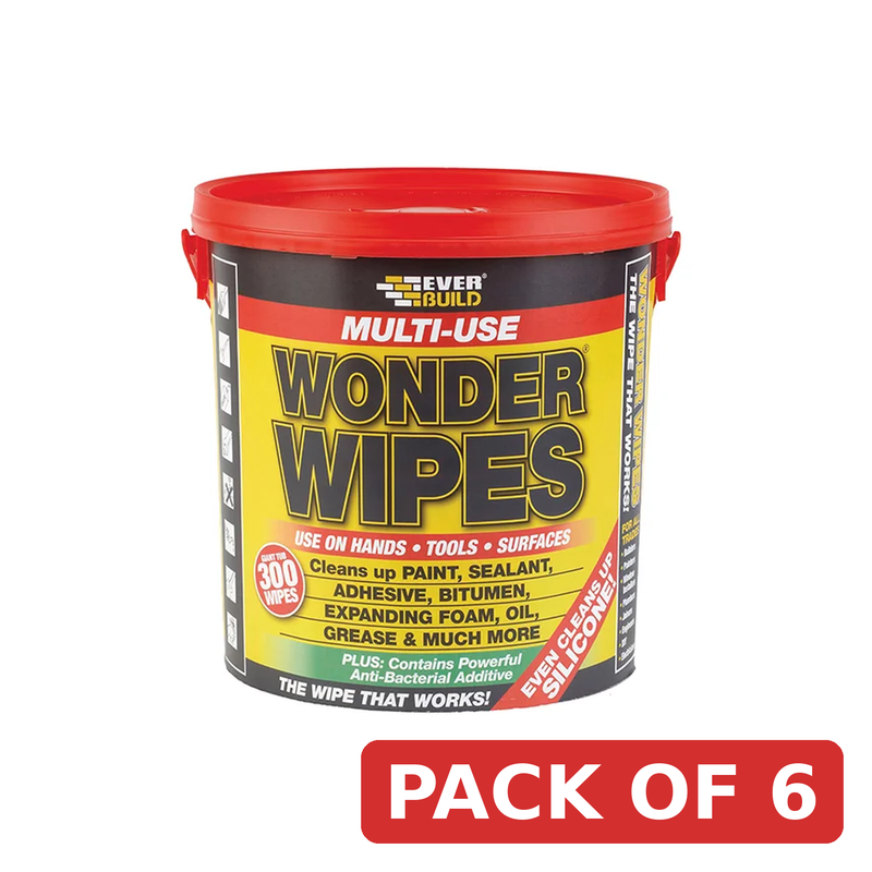 Everbuild Sika Giant Wonder Wipes (Tub 300) - 484948
