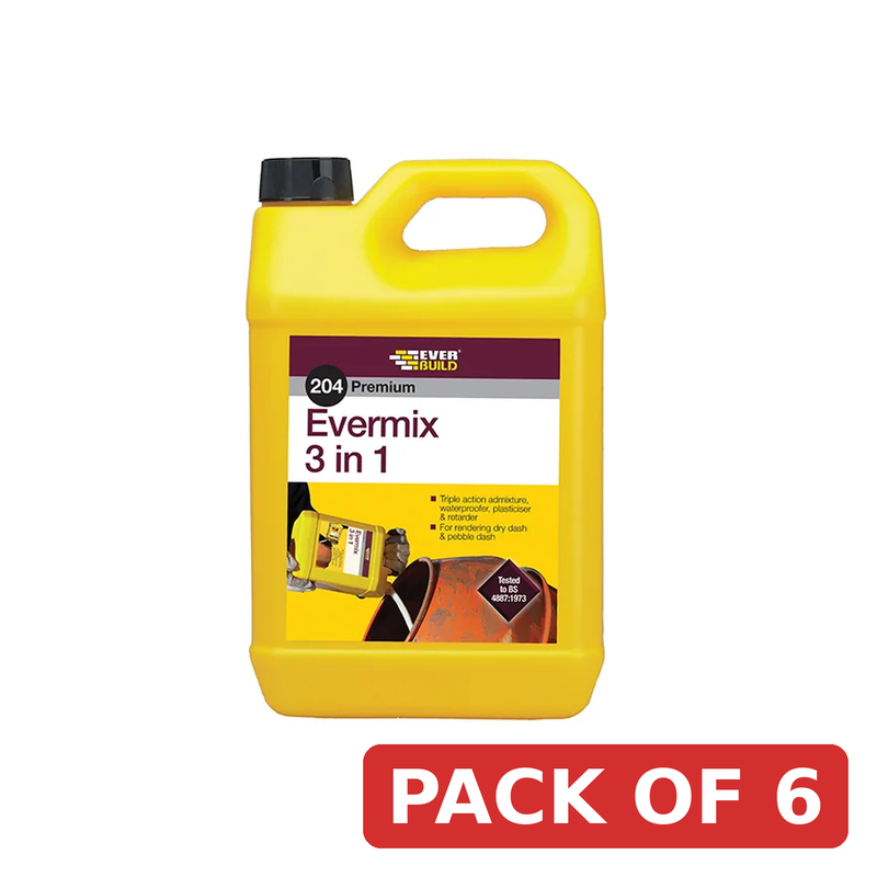 Everbuild Sika 204 Evermix 3-in-1 5 litre - 488855
