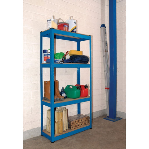 Draper Steel Shelving Unit, 4 Shelves, L760 x W300 x H1520mm 21658 Draper  - Town Parts