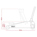 Sealey Trolley Jack 3 Tonne Long Reach Heavy-Duty Hi-Vis 1153CXHV Sealey  - Town Parts
