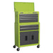 Sealey Topchest & Rollcab Combination 6 Drawer with Ball-Bearing Slides Hi-Vis G Sealey  - Town Parts