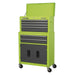 Sealey Topchest & Rollcab Combination 6 Drawer with Ball-Bearing Slides Hi-Vis G Sealey  - Town Parts