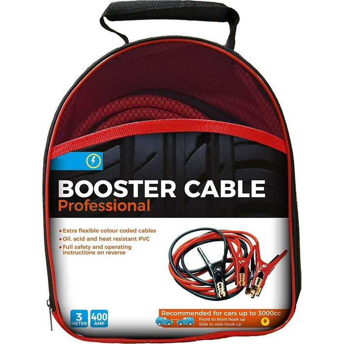 400AMP 3MTR PROFFESSIONAL JUMP LEADS Simply  - Town Parts