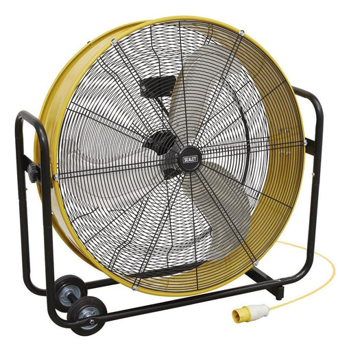 Sealey Industrial High Velocity Drum Fan 30" 110V HVD30110V Sealey  - Town Parts
