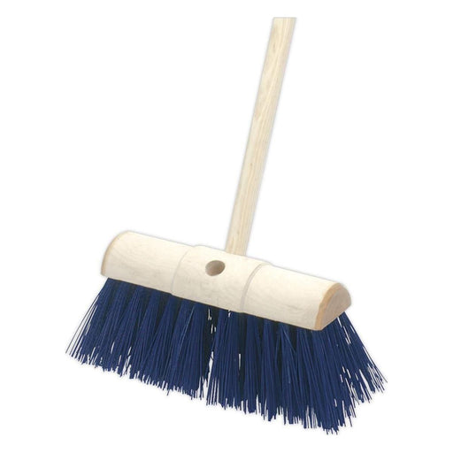 Sealey Yard Broom 13"(325mm) Stiff/Hard Bristle BM13H Sealey  - Town Parts
