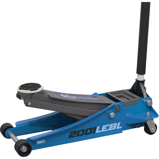 Sealey Trolley Jack 2.25 Tonne Low Profile Rocket Lift Blue 2001LEBL Sealey  - Town Parts