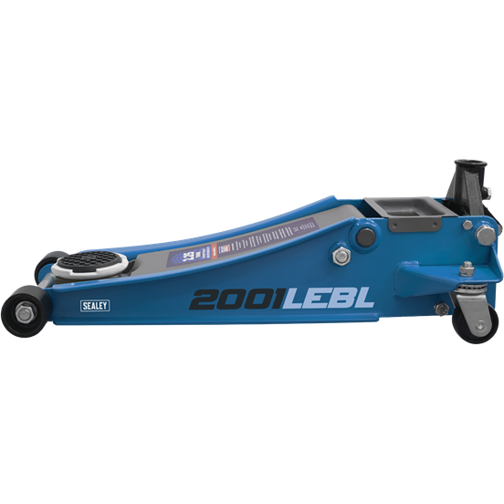 Sealey Trolley Jack 2.25 Tonne Low Profile Rocket Lift Blue 2001LEBL Sealey  - Town Parts