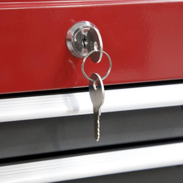 Sealey Topchest & Rollcab Combination 6 Drawer with Ball-Bearing Slides- Red Sealey  - Town Parts