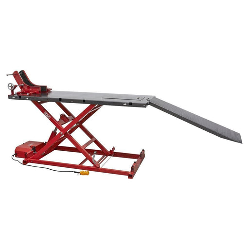 Sealey Motorcycle Lift 680kg Capacity Heavy-Duty Electro/Hydraulic MC680E Sealey  - Town Parts