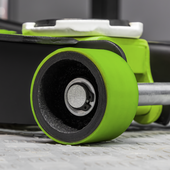 Sealey Trolley Jack 3 Tonne Rocket Lift Green 3040AG Sealey  - Town Parts