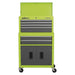 Sealey Topchest & Rollcab Combination 6 Drawer with Ball-Bearing Slides Hi-Vis G Sealey  - Town Parts