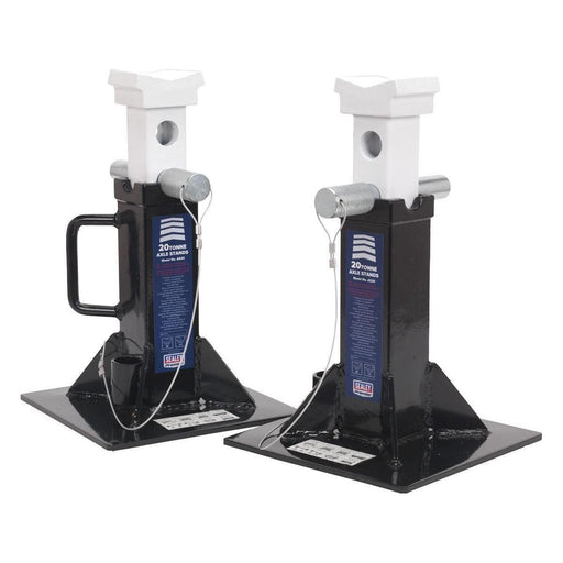 Sealey AXLe Stands (Pair) 20 Tonne Capacity per Stand AS20 Sealey  - Town Parts