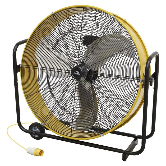 Sealey Industrial High Velocity Drum Fan 30" 110V HVD30110V Sealey  - Town Parts