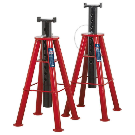 Sealey AXLe Stands (Pair) 10 Tonne Capacity per Stand High Level AS10H Sealey  - Town Parts