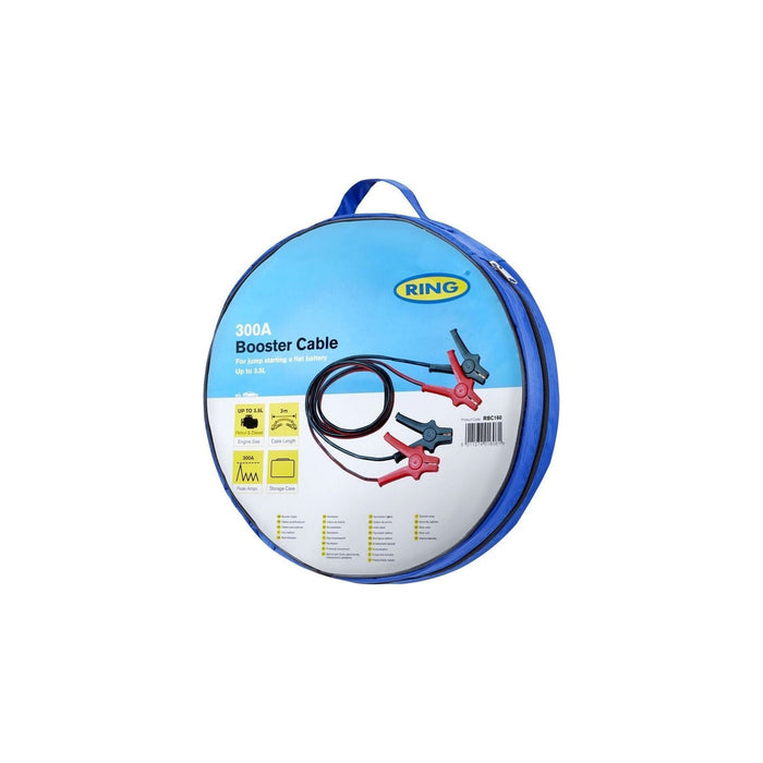 Ring Automotive - RBC160 Insulated Jump Leads, 300A, 3m Ring  - Town Parts