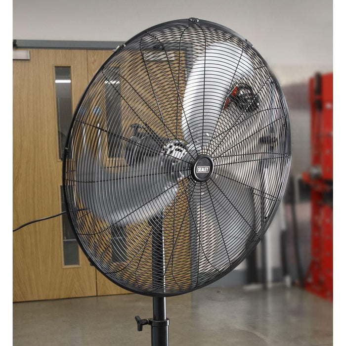 Sealey Industrial High Velocity Oscillating Pedestal Fan 30" 230V HVSF30 Sealey  - Town Parts