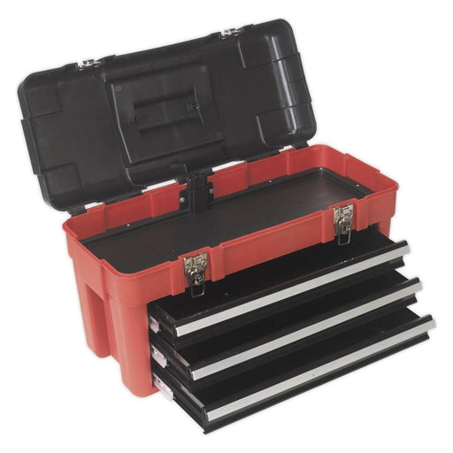 Sealey Toolbox 585mm 3 Drawer Portable AP1003 Sealey  - Town Parts