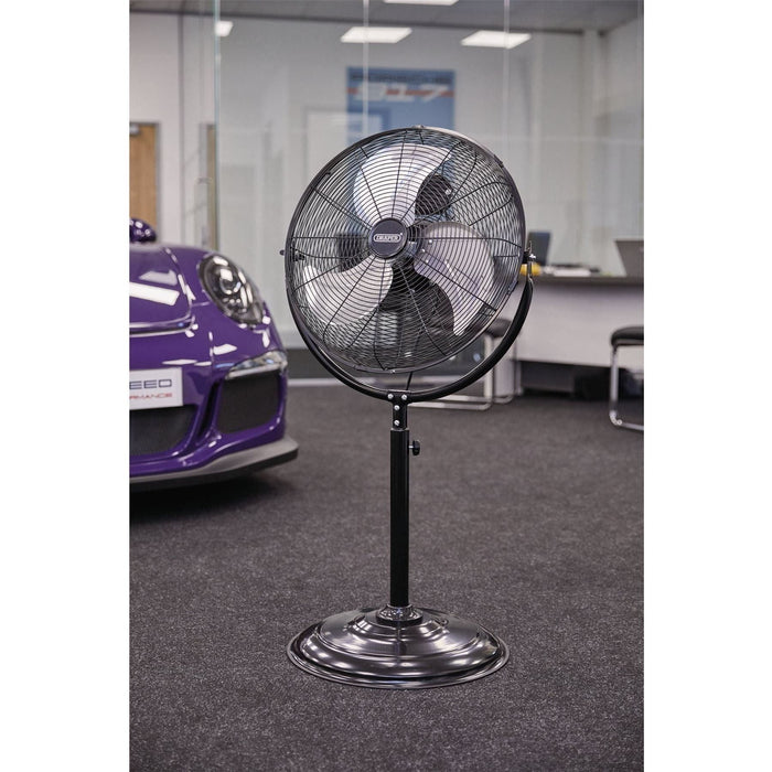 Draper 230V Pedestal Fan, 18"/450mm, 120W 70429 Draper  - Town Parts