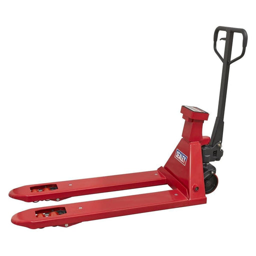 Sealey  Pallet Truck with Scales 2000kg Capacity 1150 x 555mm PT1150SC Sealey  - Town Parts