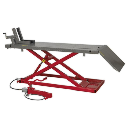 Sealey Motorcycle Lift 680kg Capacity Heavy-Duty Air/Hydraulic MC680A Sealey  - Town Parts