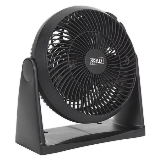 Sealey Desk/Floor Fan 3-Speed 8" 230V SFF08 Sealey  - Town Parts