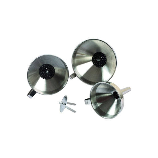 Laser Stainless Steel Funnel Set 3pc 7099 Laser  - Town Parts