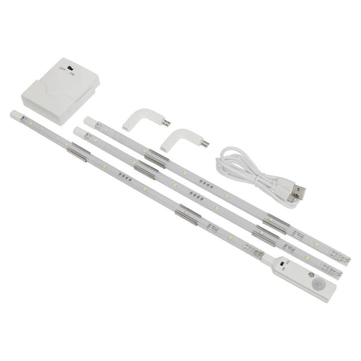 Sealey LED Strip Lighting 3pc LEDSTR03 Sealey  - Town Parts