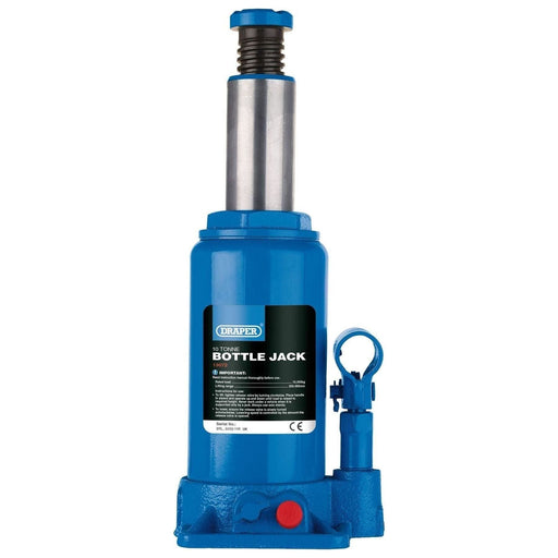 Draper Hydraulic Bottle Jack, 10 Tonne 13072 Draper  - Town Parts