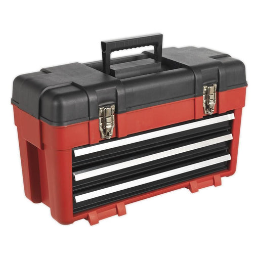 Sealey Toolbox 585mm 3 Drawer Portable AP1003 Sealey  - Town Parts