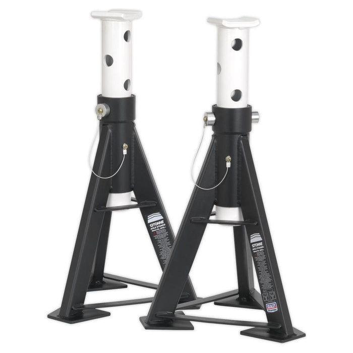 Sealey AXLe Stands (Pair) 12 Tonne Capacity per Stand AS12 Sealey  - Town Parts