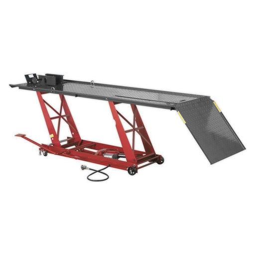 Sealey Motorcycle Lift 454kg Capacity Air/Hydraulic MC401A Sealey  - Town Parts