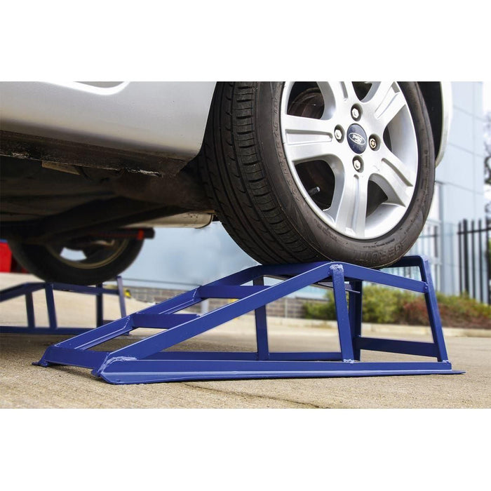 Sealey Car Ramps 1tonne Capacity per Ramp 2tonne Capacity per Pair CAR2000 Sealey  - Town Parts