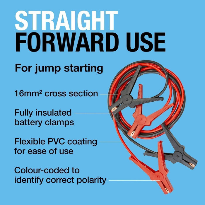 Ring Automotive - RBC160 Insulated Jump Leads, 300A, 3m Ring  - Town Parts