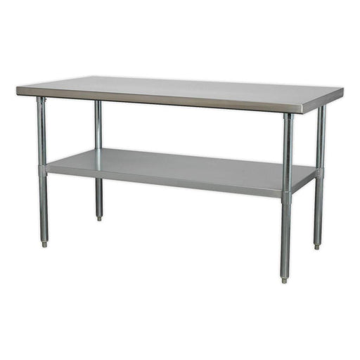 Sealey Stainless Steel Workbench 1.5m AP1560SS Sealey  - Town Parts