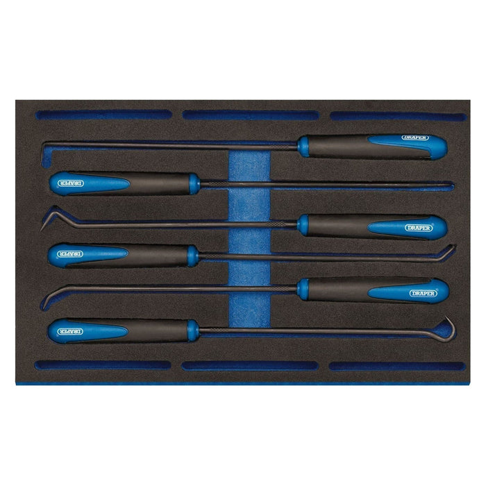 Draper Long Reach Hook and Pick Set in 1/4 Drawer EVA Insert Tray (6 Piece) Draper  - Town Parts