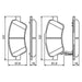 Genuine Bosch Brake Pad Set Bp1132 Fits Toyota Auris Vvti - 1.6 - 06-12 09864942 Bosch  - Town Parts