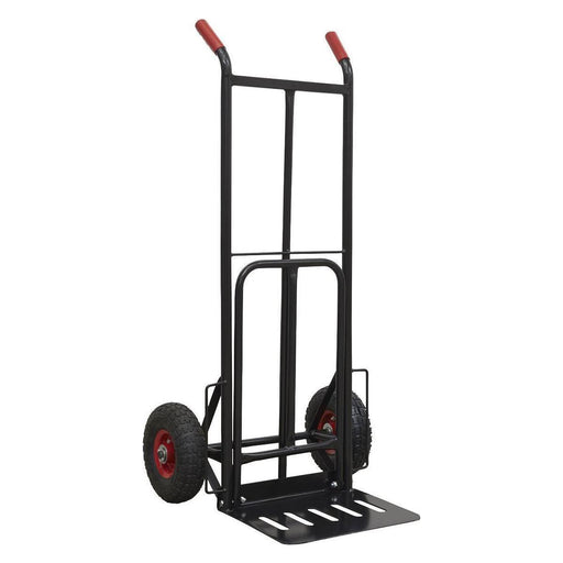 Sealey Heavy-Duty Sack Truck with PU Tyres 300kg Capacity CST990HD Sealey  - Town Parts
