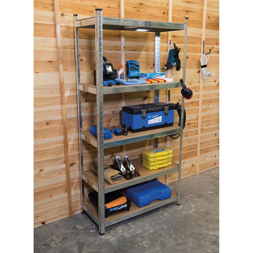 Silverline Boltless Freestanding Shelving Unit 5-Tier Silverline  - Town Parts