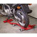 Sealey Motorcycle Dolly Rear Wheel Side Stand Type MS0630 Sealey  - Town Parts