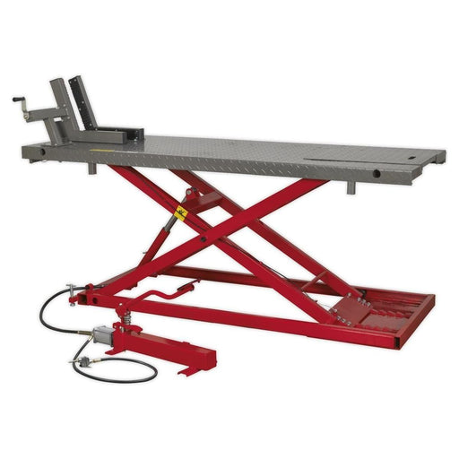 Sealey Motorcycle Lift 680kg Capacity Heavy-Duty Air/Hydraulic MC680A Sealey  - Town Parts