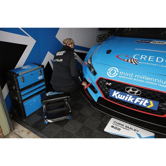 Draper Expert Evolution Work Stool with Storage, 435 x 380mm 99835 Draper  - Town Parts