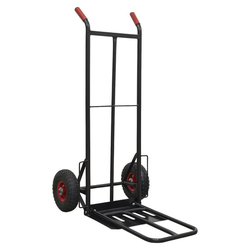 Sealey Heavy-Duty Sack Truck with PU Tyres 300kg Capacity CST990HD Sealey  - Town Parts