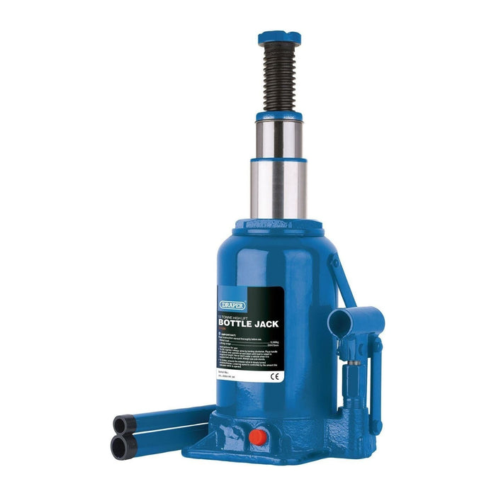 Draper High Lift Hydraulic Bottle Jack, 12 Tonne 13126 Draper  - Town Parts