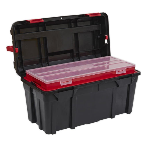 Sealey Toolbox with Locking Carry Handle 580mm AP580LH Sealey  - Town Parts