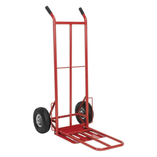 Sealey Sack Truck with Pneumatic Tyres & Folding 250kg Capacity CST990 Sealey  - Town Parts
