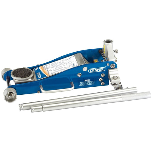 Draper Aluminium and Steel Low Profile Trolley Jack, 2.5 Tonne 31479 Draper  - Town Parts