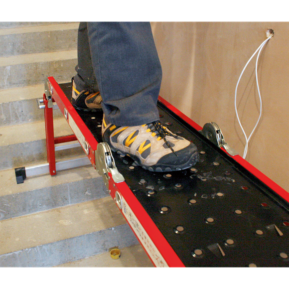 Sealey Aluminium Multipurpose Ladder EN 131 Adjustable Height AFPL2 Sealey  - Town Parts