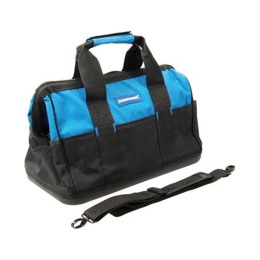 Silverline Tool Bag Hard Base Wide Mouth 400 x 200 x 300mm Silverline  - Town Parts