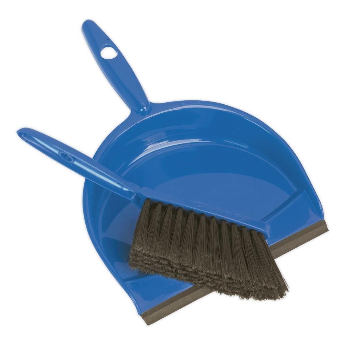 Sealey Dustpan & Brush Set Composite BM04 Sealey  - Town Parts