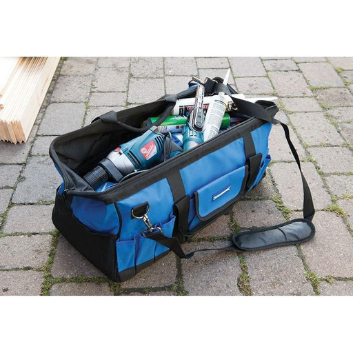 Silverline Tool Bag Hard Base 600 x 280 x 260mm Silverline  - Town Parts